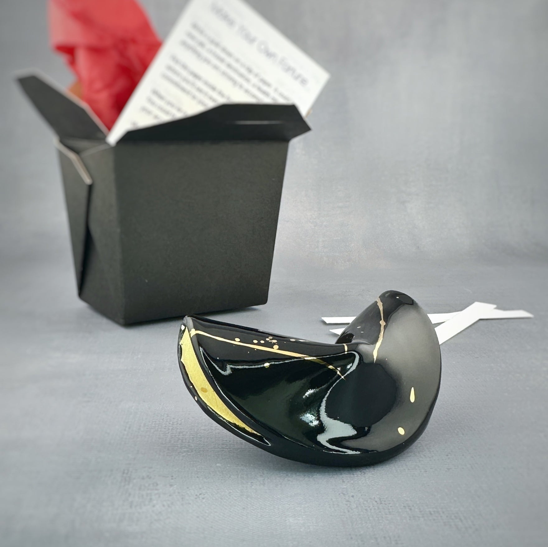 Make Your Own Fortune Kit - Black with 22K Gold Luster